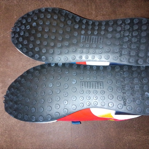 New Pumas Future Riders - Mens Sz 10 1/2 - Distressed White - Picture 6 of 6